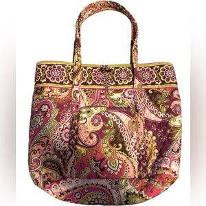 Vera Bradley Tote Very Berry Paisley